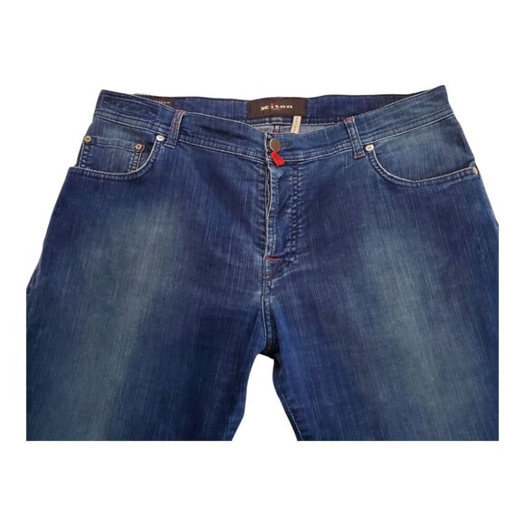 Kiton Blue Relaxed Men Jeans - Picture 4 of 11